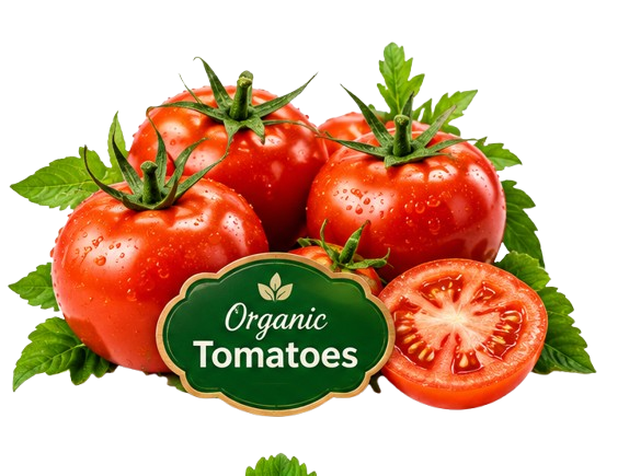 Fresh organic tomatoes
